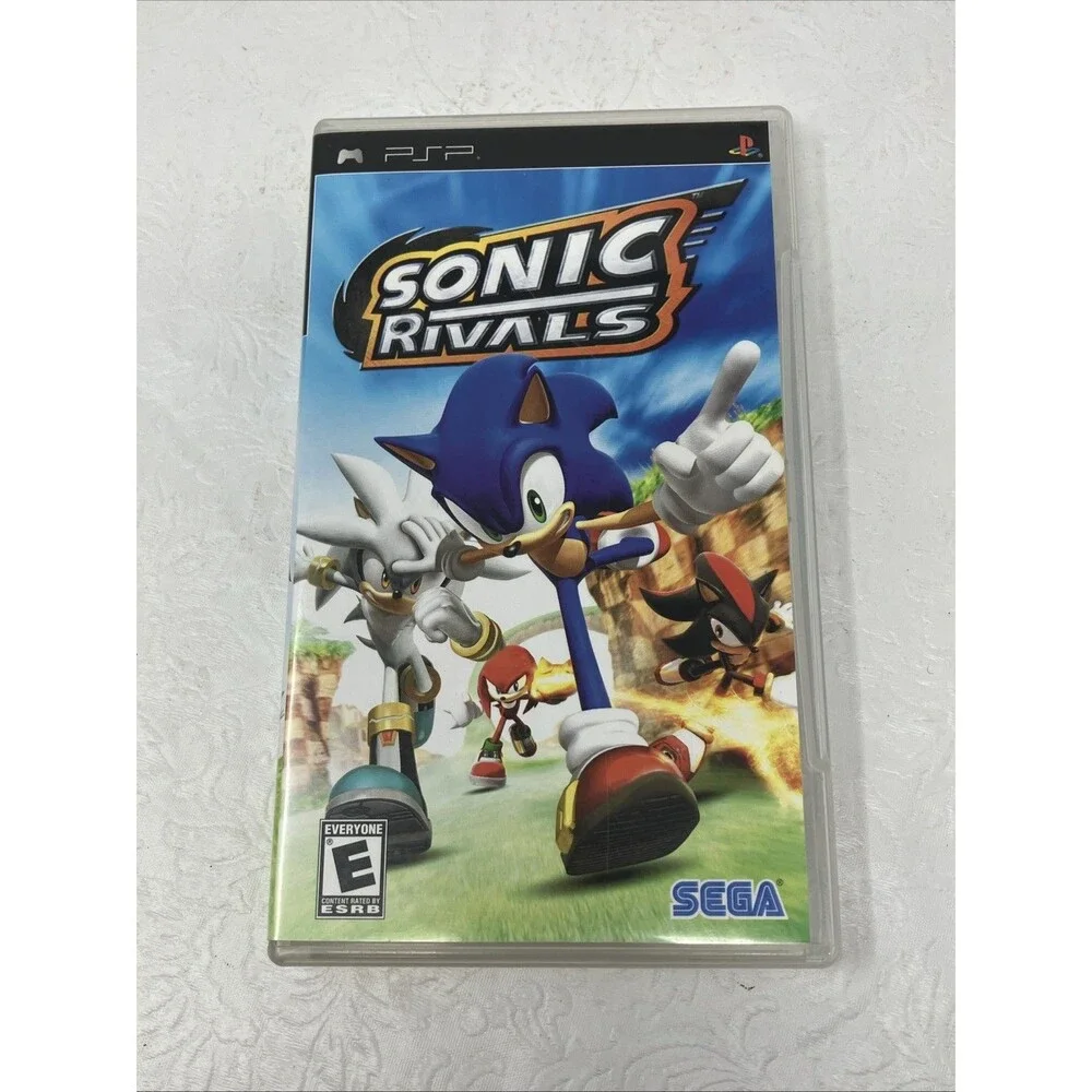 Sonic Rivals (Sony PSP, 2006) Black Label  Tested Works NO MANUAL